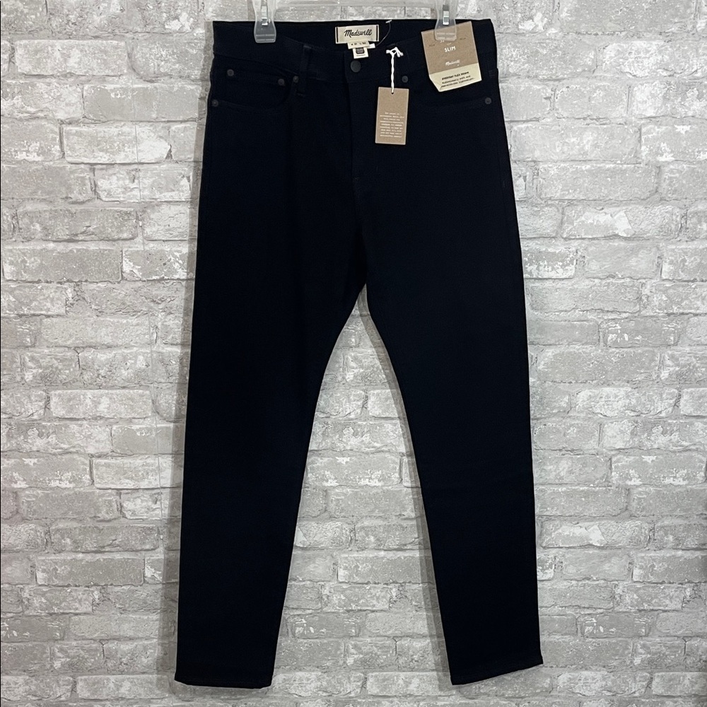 Madewell Men's Everyday Flex Denim Slim Black Jeans